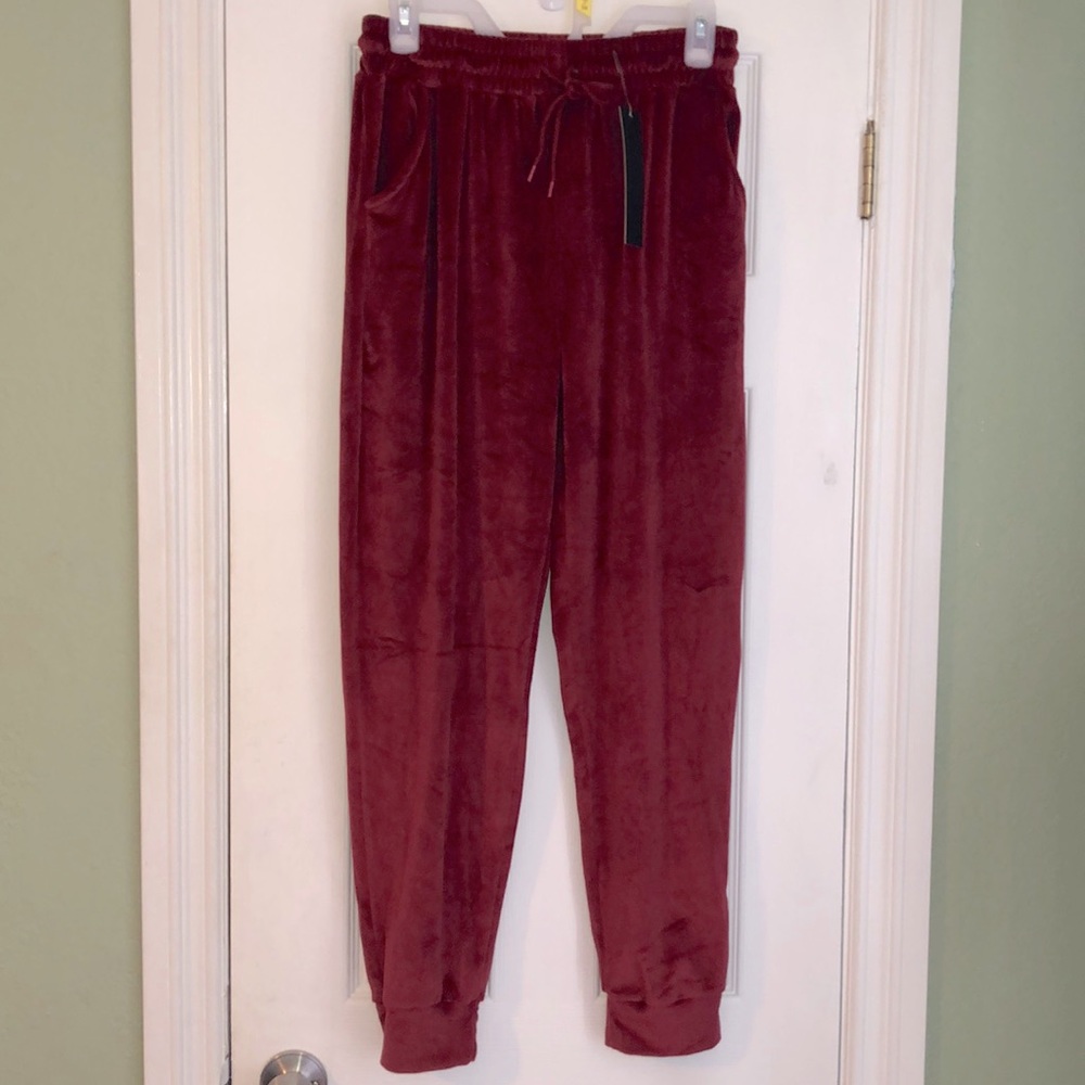 Velour joggers